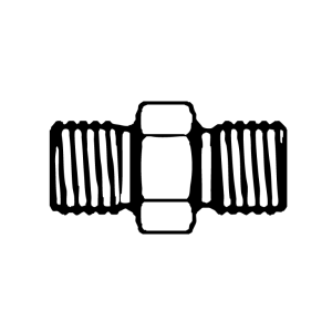 HYDRAULIC ADAPTOR BSPP MALE - BSPP MALE NIPPLE RETAINING RING