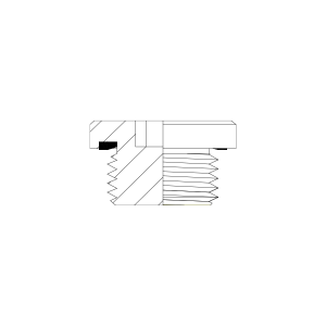 HYDRAULIC ADAPTOR BSPP MALE INTERNAL HEX PLUG