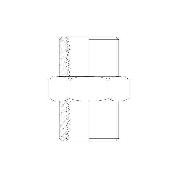 HYDRAULIC ADAPTOR BSPT FEMALE - BSPT FEMALE SOCKET