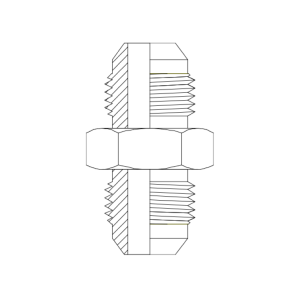 HYDRAULIC ADAPTOR JIC MALE - JIC MALE NIPPLE