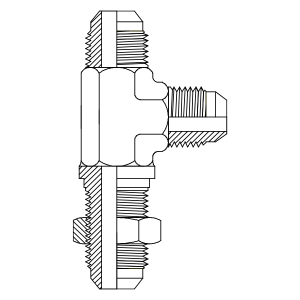HYDRAULIC ADAPTOR JIC M - JIC M BULKHEAD - JIC M TEE