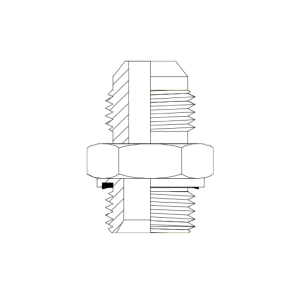 HYDRAULIC ADAPTOR JIC MALE - METRIC PORT MALE NIPPLE