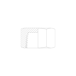HYDRAULIC ADAPTOR NPT FEMALE CAP