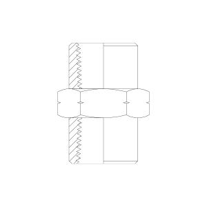 HYDRAULIC ADAPTOR NPT FEMALE - NPT FEMALE SOCKET