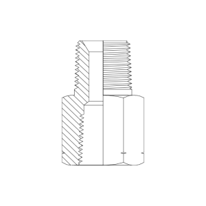 HYDRAULIC ADAPTOR NPT MALE - FEMALE REDUCER / EXPANDER