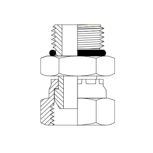 HYDRAULIC ADAPTOR UNO MALE - BSP FEMALE SWIVEL