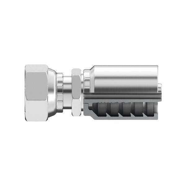 HYDRAULIC ONE PCE HOSETAIL X ORFS FEM SWIV
